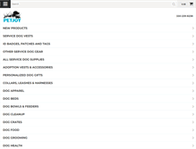 Tablet Screenshot of petjoyonline.com